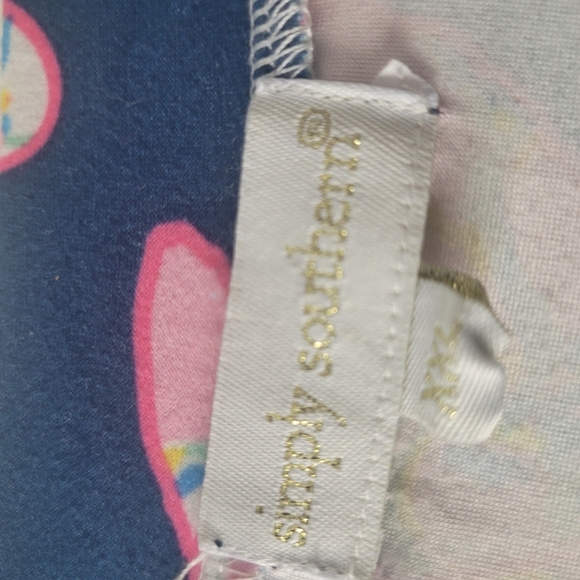 Simply Southern Womens Turtle Ruffle Hem Shift Dress 2X Blue Pink Pockets - Picture 2 of 2